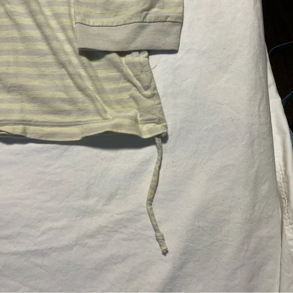 Ksubi SS17 Rock &Roll Everything Striped Long Sleeve Shirt. Cream and Gray XL - Picture 6 of 7